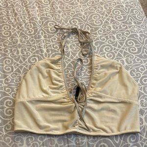 New, never used Urban Outfitters Champagne color crop top